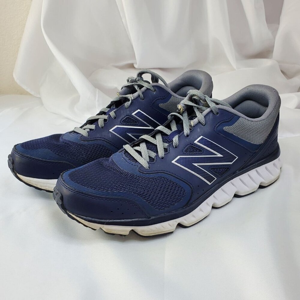 New Balance Mens 675 V3 Running Shoes Size 10.5 D Navy & Gray Acteva Midsole - Picture 2 of 10